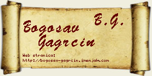 Bogosav Gagrčin vizit kartica